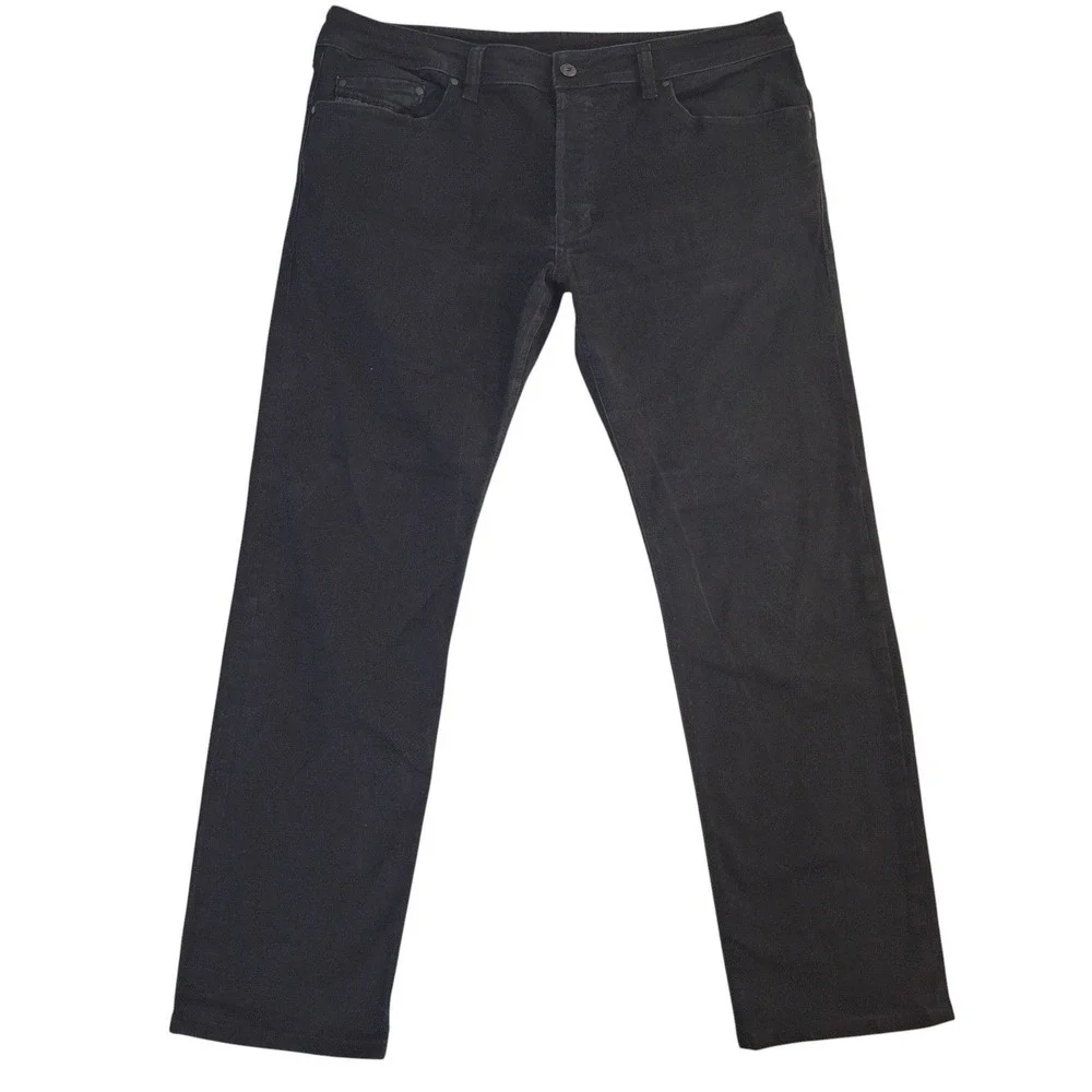 Diesel Safado Regular Slim-Straight Black Stretch Jeans Mens 38x32 Wash 0RZ39